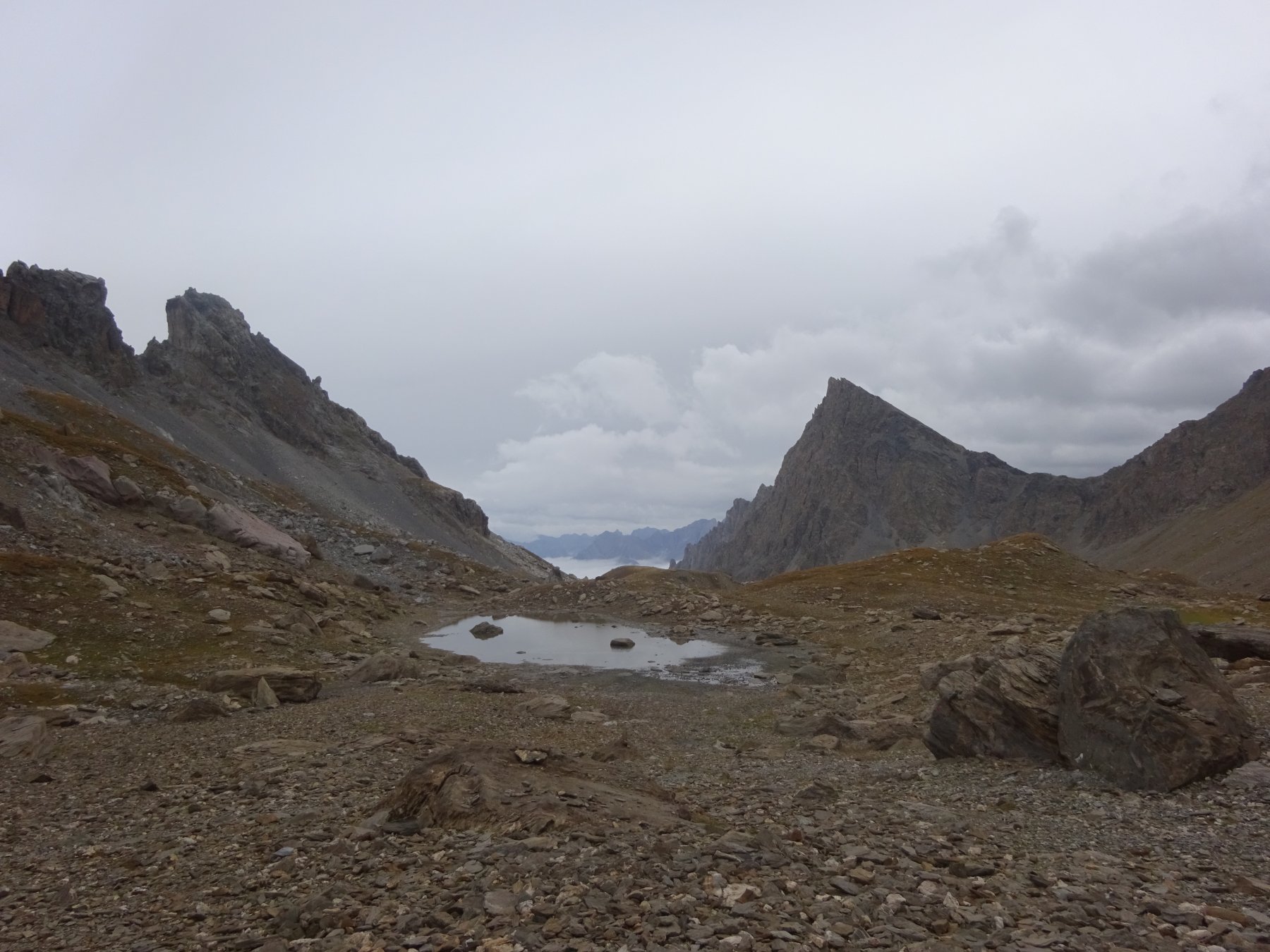 vallone di discesa dopo il passo delle Terre Nere