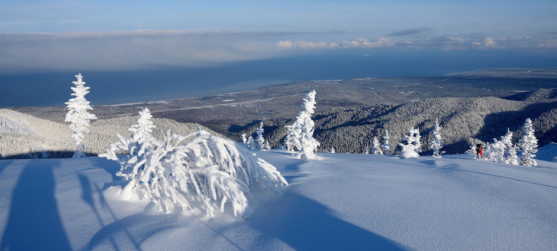 vista incredibile sul lago Baikal