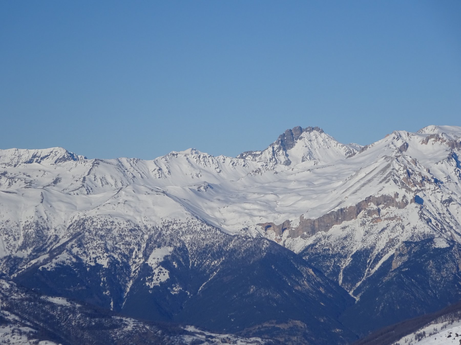 Rognosa di Etiache dalla Crete de la Dormillouse