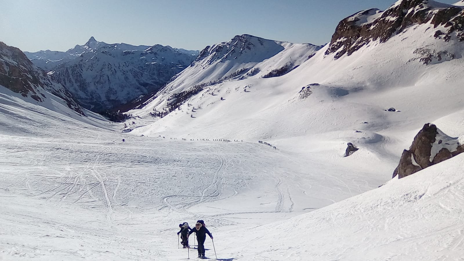 Salendo ai Rochers Charnieres