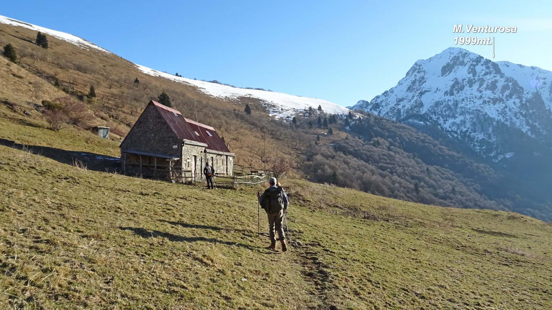 Passiamo alla Baita Baciamorti 1440mt.