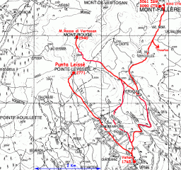 Itinerario Punta Leissè da Vetan