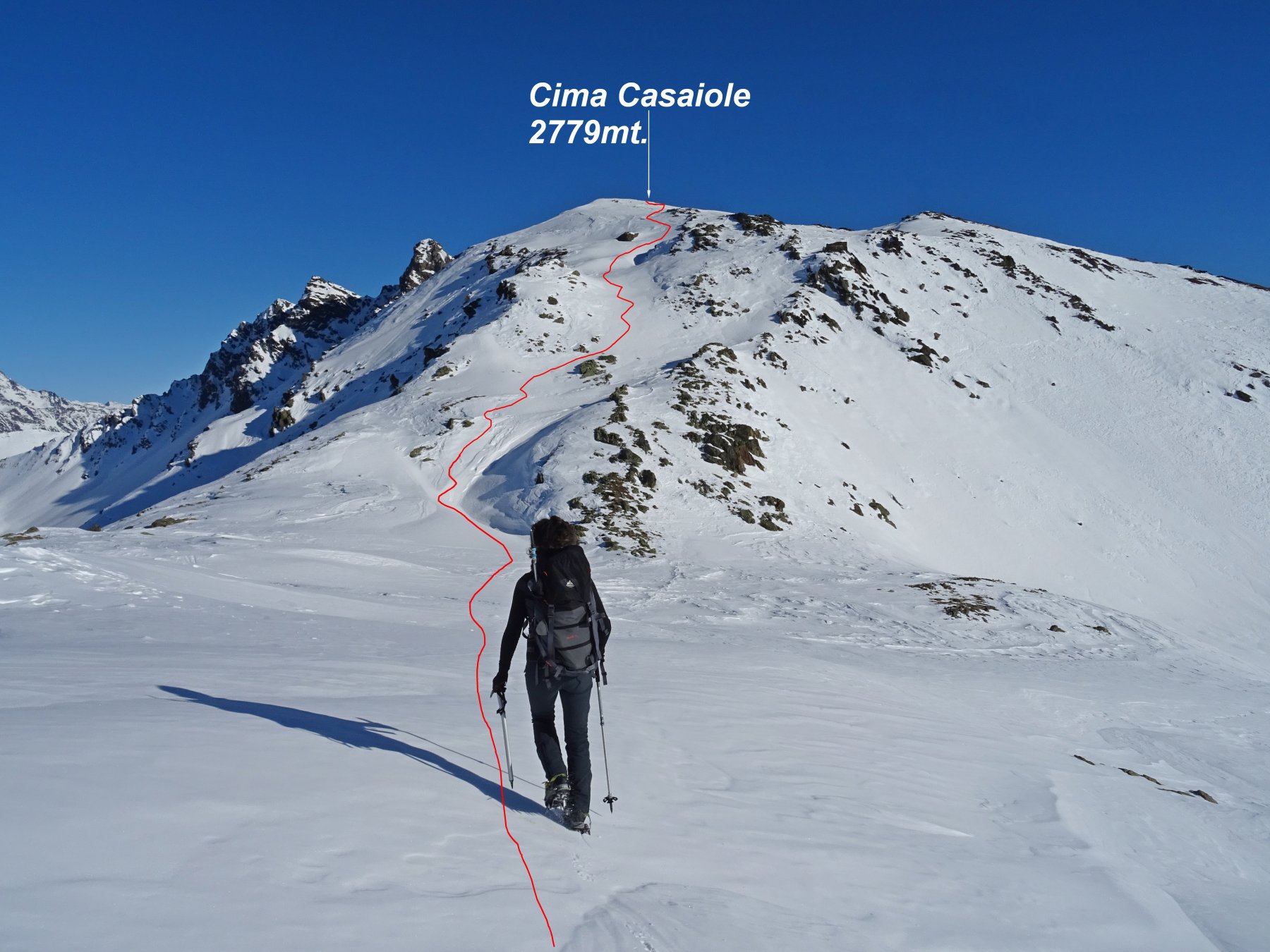 Verso Cima Casaiole.