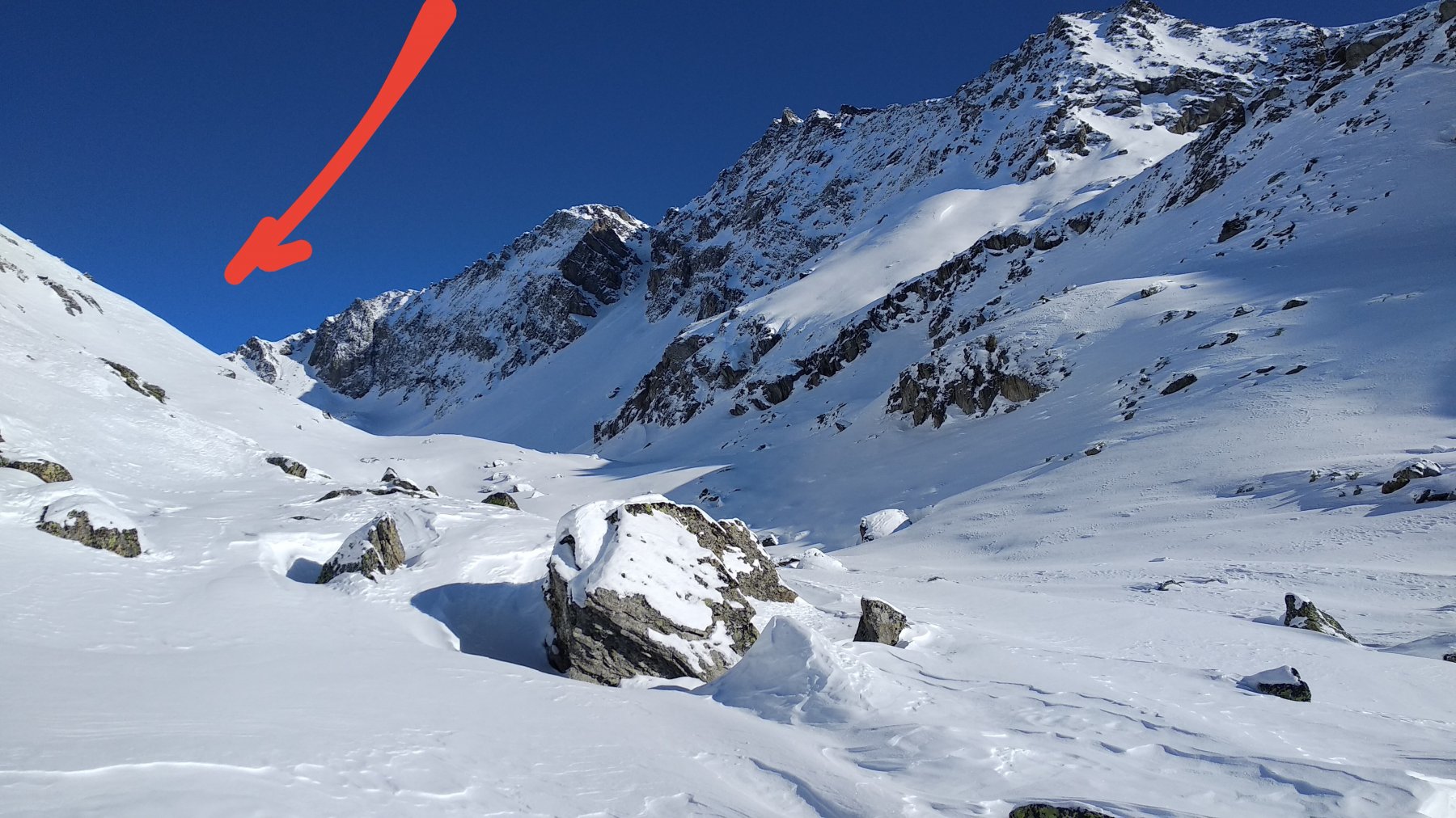 il col Colmet, salendo da la Joux