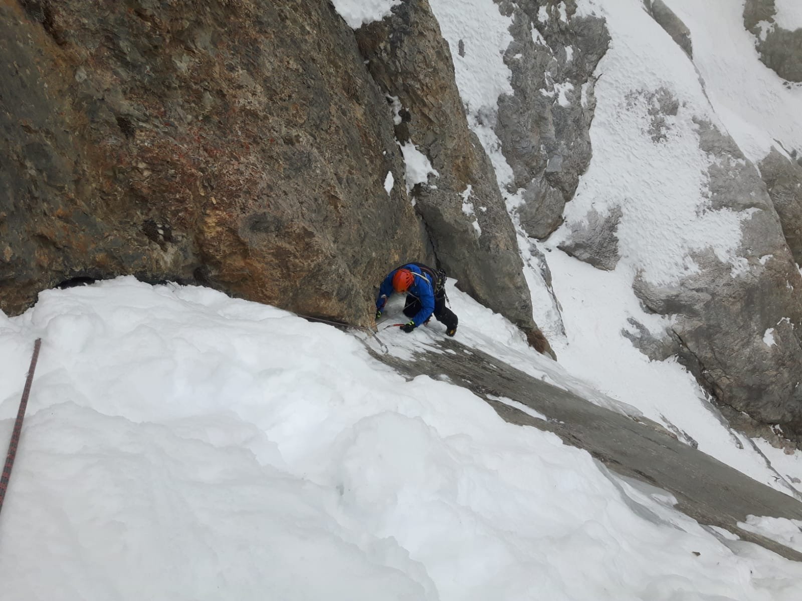 La difficile placca rocciosa