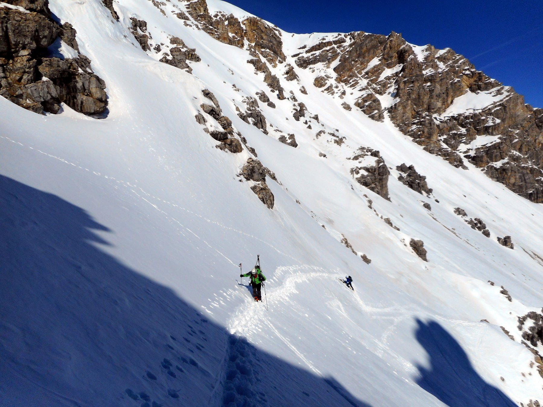 ultimi metri per il passo di Desertes