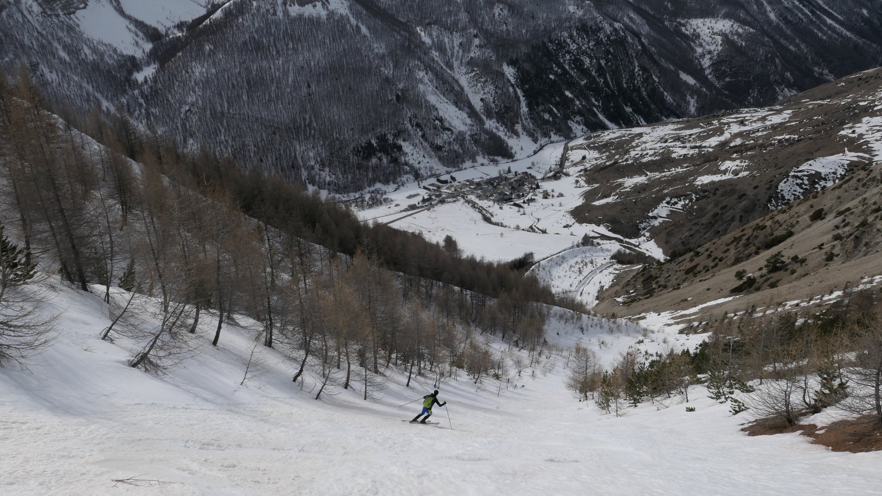 nel Ravin du Combal sopra Larche