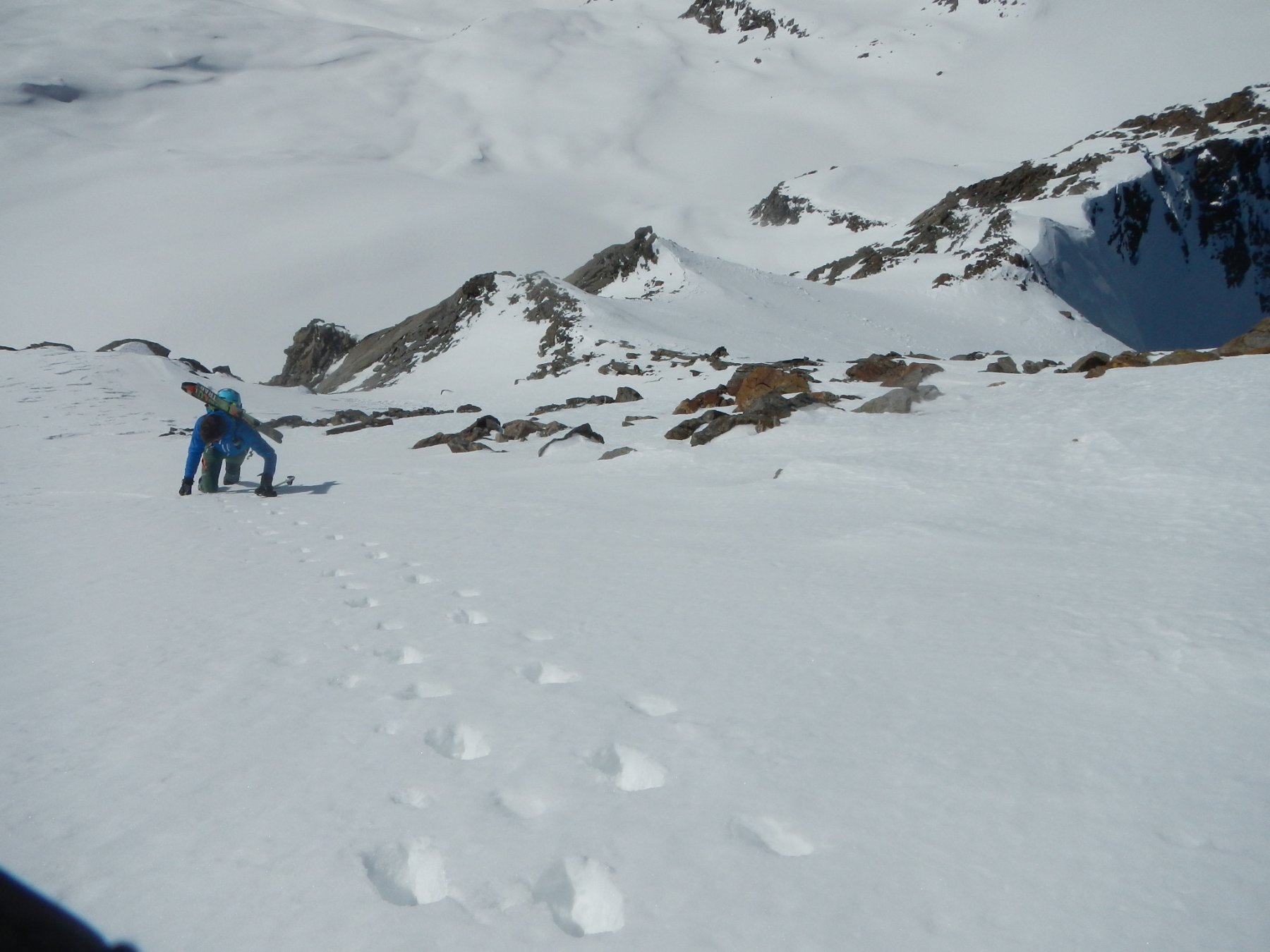 La gamberata per abbassarci sul versante valsesiano
