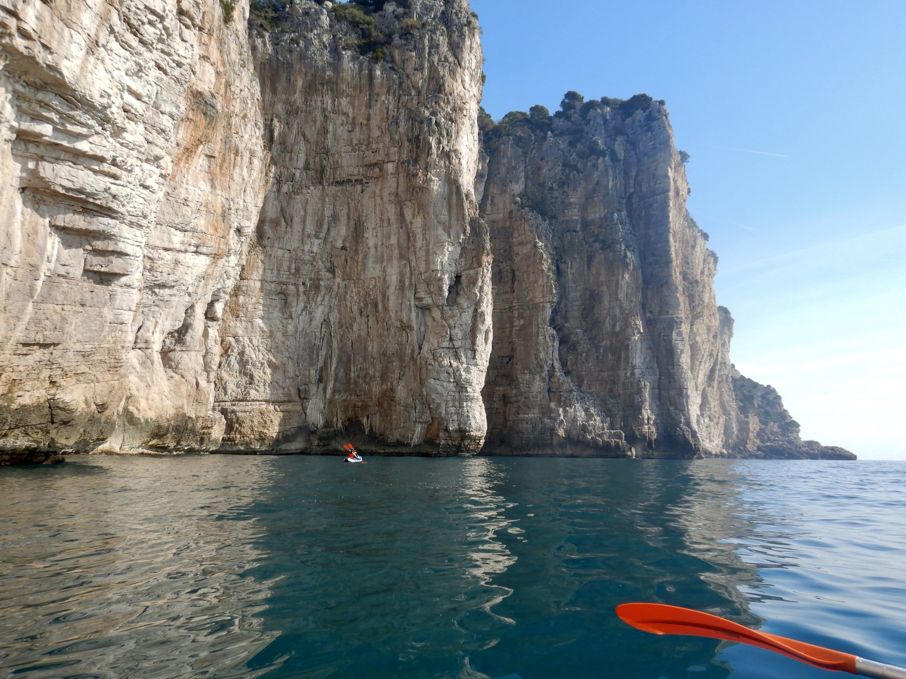 Arrivando sotto la Montagna Spaccata