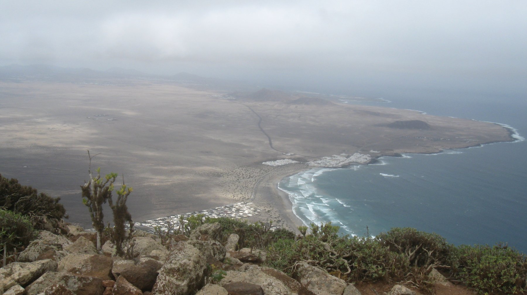 vista su Famara dal Castillejo