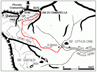 mappa itinerario