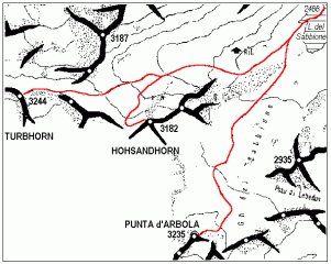 mappa itinerario