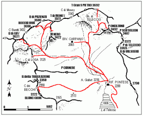 mappa itinerario