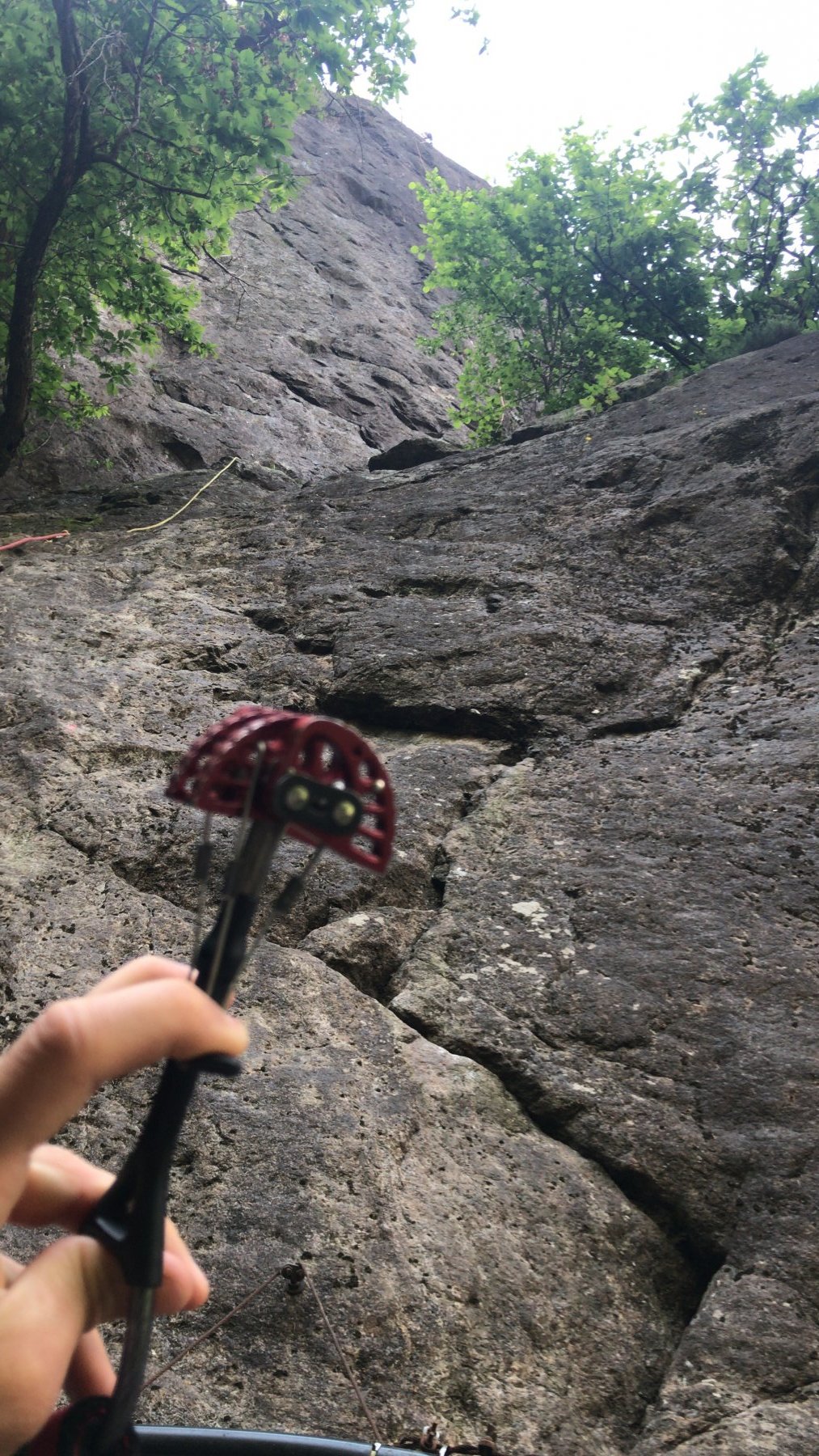 Vista sui tiri dalla partenza