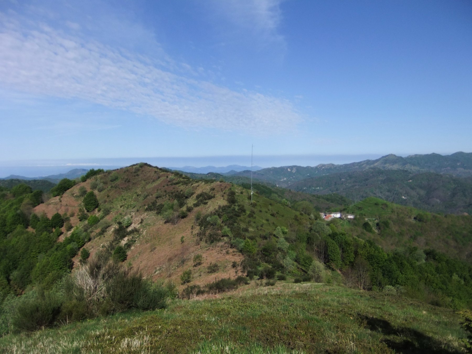 Dal Monte Pietrabianca verso la partenza