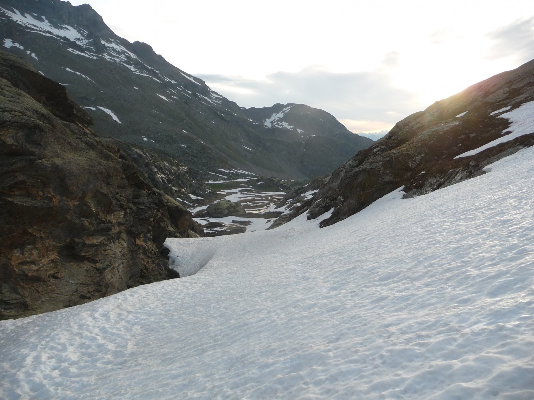 Innevamento sopra Glacier