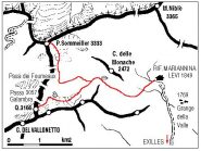 mappa itinerario