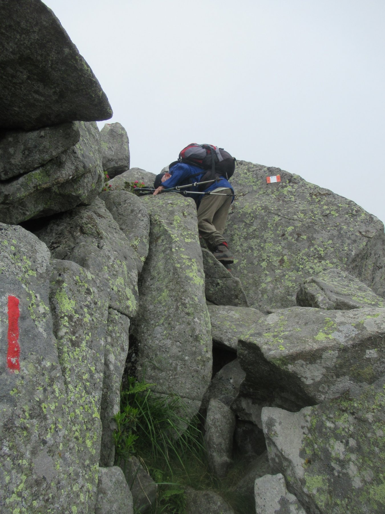 In discesa dal Cimone