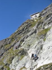 Il tratto finale con i canaponi