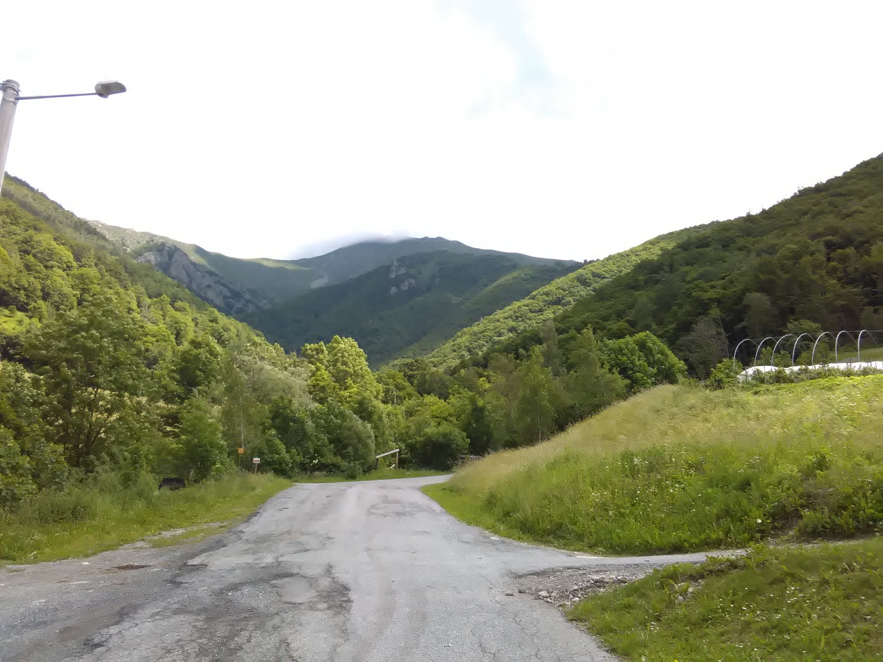 Dalla partenza il Beccaccio al centro del vallone