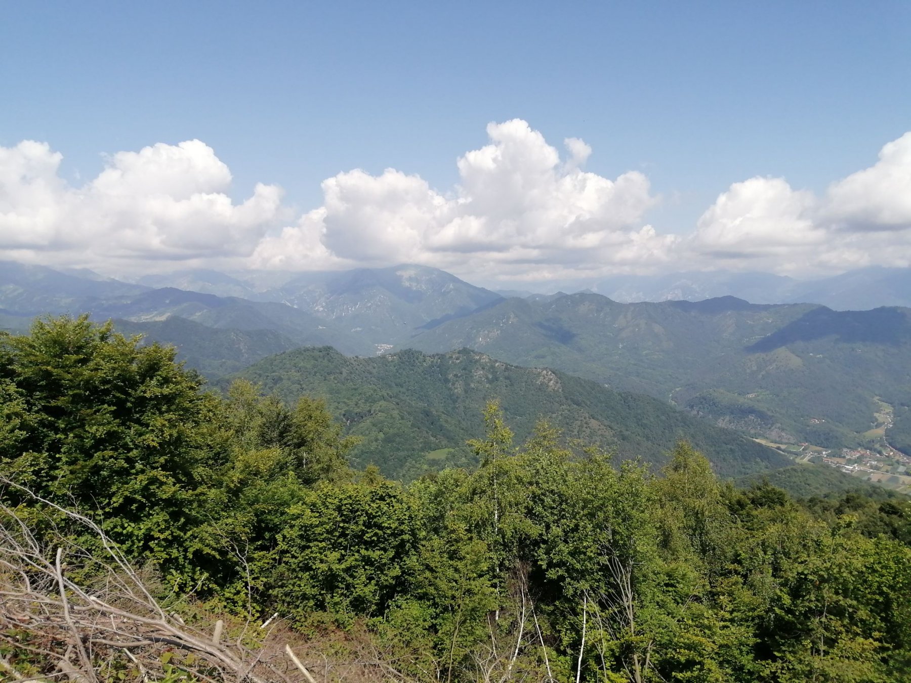 Panorama verso la Valle Grana