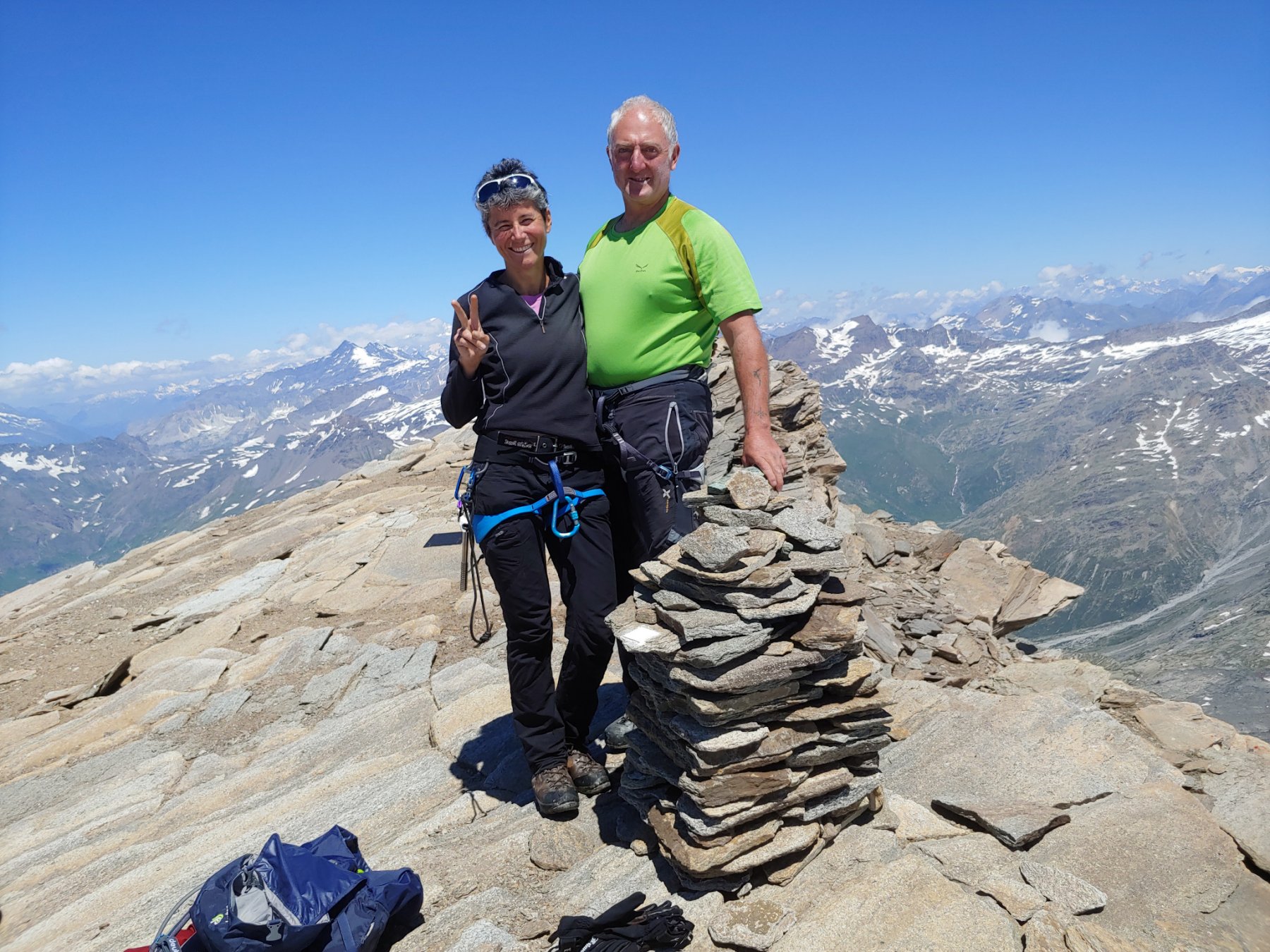 i miei soci in vetta