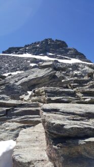 Monte Avic, tratto finale del versante NE