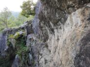 Corde da sostituire verso il Giardino del Diavolo