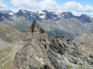 Cima centrale vista dalla orientale.