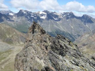 Cima centrale vista dalla orientale.