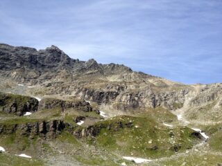 La cresta S/SE vista dal Fond de Savine