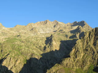 Argentera e Cime dal Lago del Chiotas.