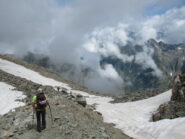 Discesa verso l'Altopiano del Baus.