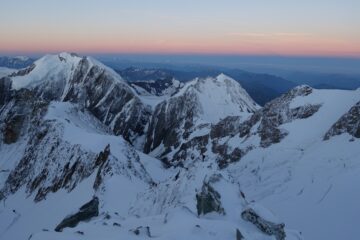 Cresta rocciosa per il Piton