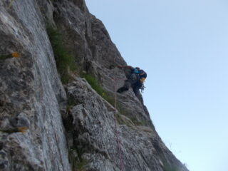 inizia il lungo viaggio verticale..