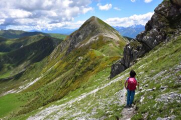 Verso il Col d'I Mulets
