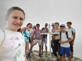 Gran selfie in cima