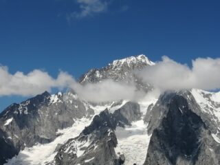 Dettaglio: la vetta del M. Bianco.