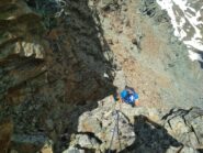 Aggiramento lato nord fascia rocciosa rossa