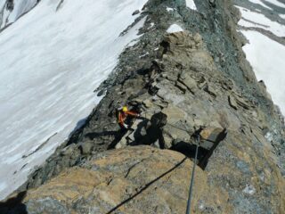 Attacco ferrata Furggen.