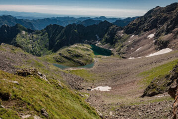 Dal colletto laghi Tailly e in fondo colle Pisse