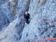 Quarto tiro e sempre roccia compatta.