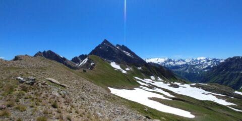 Panorama verso Berrio Blanc, con sfondo Rutor