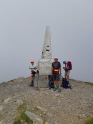 Cippo di vetta del Monte Saccarello.