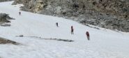 salendo la prima parte del ghiacciaio (Vadret da Corvatsch)