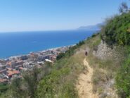 L'arrivo a Ventimiglia.