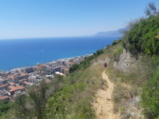 L'arrivo a Ventimiglia.