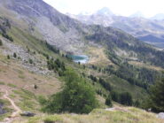 Lago di Chamolè dal col Replan