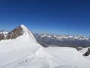 Il Lyskamm Orientale dal Colle Felik