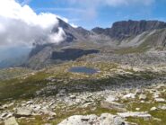 Chersogno e Lago delle Camoscere dal Pelvo d'Elva